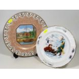 Two Modern Royal Worcester Plates Including One Of