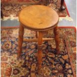 A 19thC. Elm Farmhouse Stool