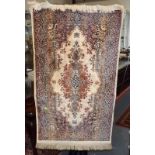 A Small Chenille Rug 115cm X 67cm