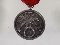 A .900 Silver German Blood Order Medal