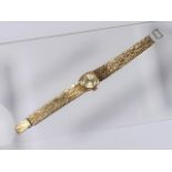A Ladies Roamer 9ct Gold Watch & Strap
