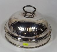 A 19thC. Silver Plated Domed Main Course Cover