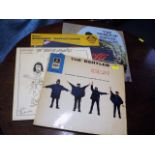 A German Beatles Vinyl LP Help & Four Other LP's