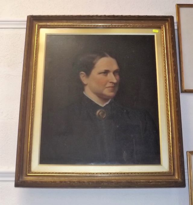 A Framed & Glazed Victorian Oil Portrait On Canvas