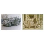 Automobilia - 1939 R.A.C. Rally - Two albums of mid 20th Century photographs showing Messrs S.C.