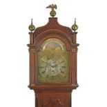 Early 19th Century mahogany longcase clock by Thomas and William Stripling of Lichfield, the hood