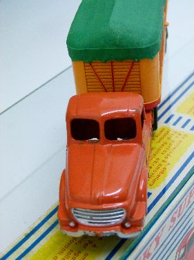 Toys - French Dinky die-cast - Willeme Tractor With Covered Semi Trailer (36b), boxed Condition: - Image 2 of 13