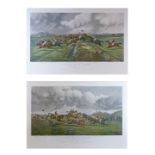 After John Sturges (1840-1908) - Pair of aquatints - Punchestown, Conyngham Cup 1872, The Double and