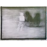 Charles Blackman (Australian b.1928) - Limited edition monochrome lithograph - Drifting, being a