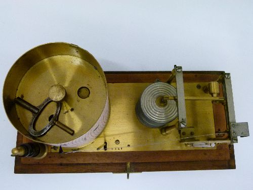 Early 20th Century mahogany cased barograph by T.B. Winter & Son of Newcastle, 28.5cm wide - Image 5 of 13