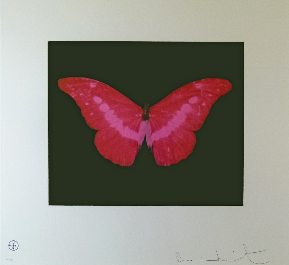 Damien Hirst (b.1965) - Limited edition etching in colours - To Love, No.18/75, signed and