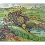 Andrew Nairn (1903-1993) - Oil on board - River Endrick, Gartness, Early Spring, signed, 63cm x 75cm