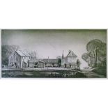 Rowland Hilder (1905-1993) - Signed limited edition etching - High Halstow, No.21/75, signed and