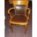 GOLDEN OAK OFFICE CHAIR EST [£20- £40]