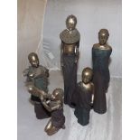 MODERN AFRICAN TRIBAL FIGURES EST [£ 15- £30]