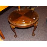 CIRCULAR OCCASIONAL MAHOGANY TABLE EST [£ 20- £40]