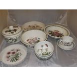 PORTMEIRON CHINA BOWLS, FLAN DISH, EST [ £20-£40]