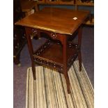 EDWARDIAN MAHOGANY PLANT STAND EST [£ 20- £40]