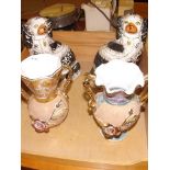 STAFFORDSHIRE DOGS & ITALIAN VASES EST [£10- £20]