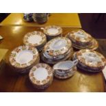 LARGE CROWN DERBY DINNER SET 19th CENTURY EST [£ 80- £ 120 ]