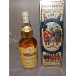 GLEN MORAY 12 YEAR OLD 70CL40%VOL TIN "THE QUEENS OWN HIGHLANDERS" EST[£30-£60]