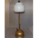 TILLEY LAMP & OPAQUE GLASS SHADE EST [£ 30- £60]