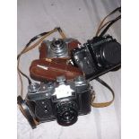 TWO ZENIT CAMERAS & ONE OTHER [£20- £40]