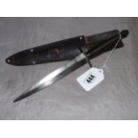 COMMANDO DAGGER WITH ASSOCIATED SHEATH EST [£20-£40]