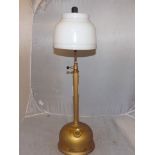 TILLEY LAMP WITH AN OPAQUE GLASS SHADE EST [£ 30- £60]