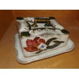 VICTORIAN POTTERY CHEESE DISH EST [£10-£20]