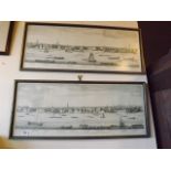 PAIR OF LONDON RIVER THAMES PRINTS EST[£20-£40]