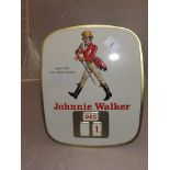 JOHNNIE WALKER METAL PERPETUAL CALENDAR 11"X9" EST [£15-£30]