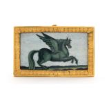 "An Italian micromosaic plaque Rome, late 18th century 4x6,8 cm. mounted on copper and