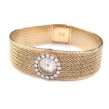 A Girard Perregaux bracelet lady's watch 1950/60s  white gold circular case of a diameter of 10