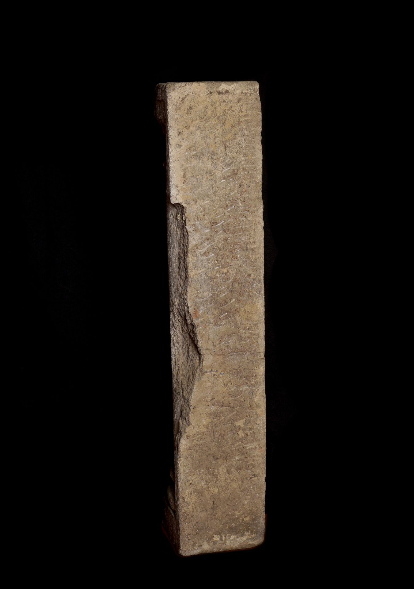 An antique Italian marble column Rome, 17th century h. 115 cm. - Bild 2 aus 2