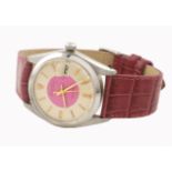 A Rolex Oyster Date Precision wristwatch 1940/50s  circular steel watchcase of a diameter of 34 mm.,