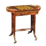 A French palisander playing table