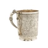 A French silver mug