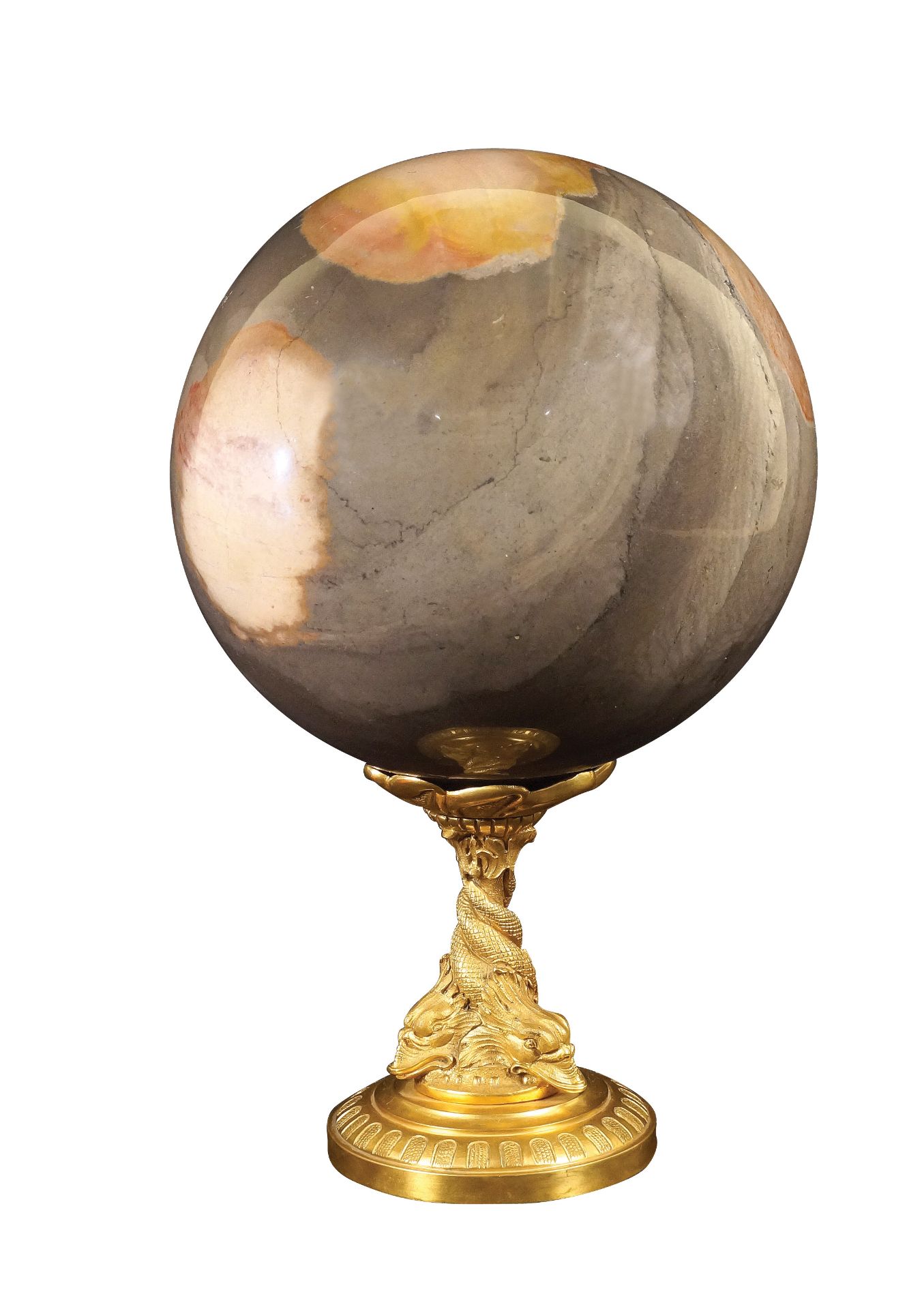 An Italian agate sphere