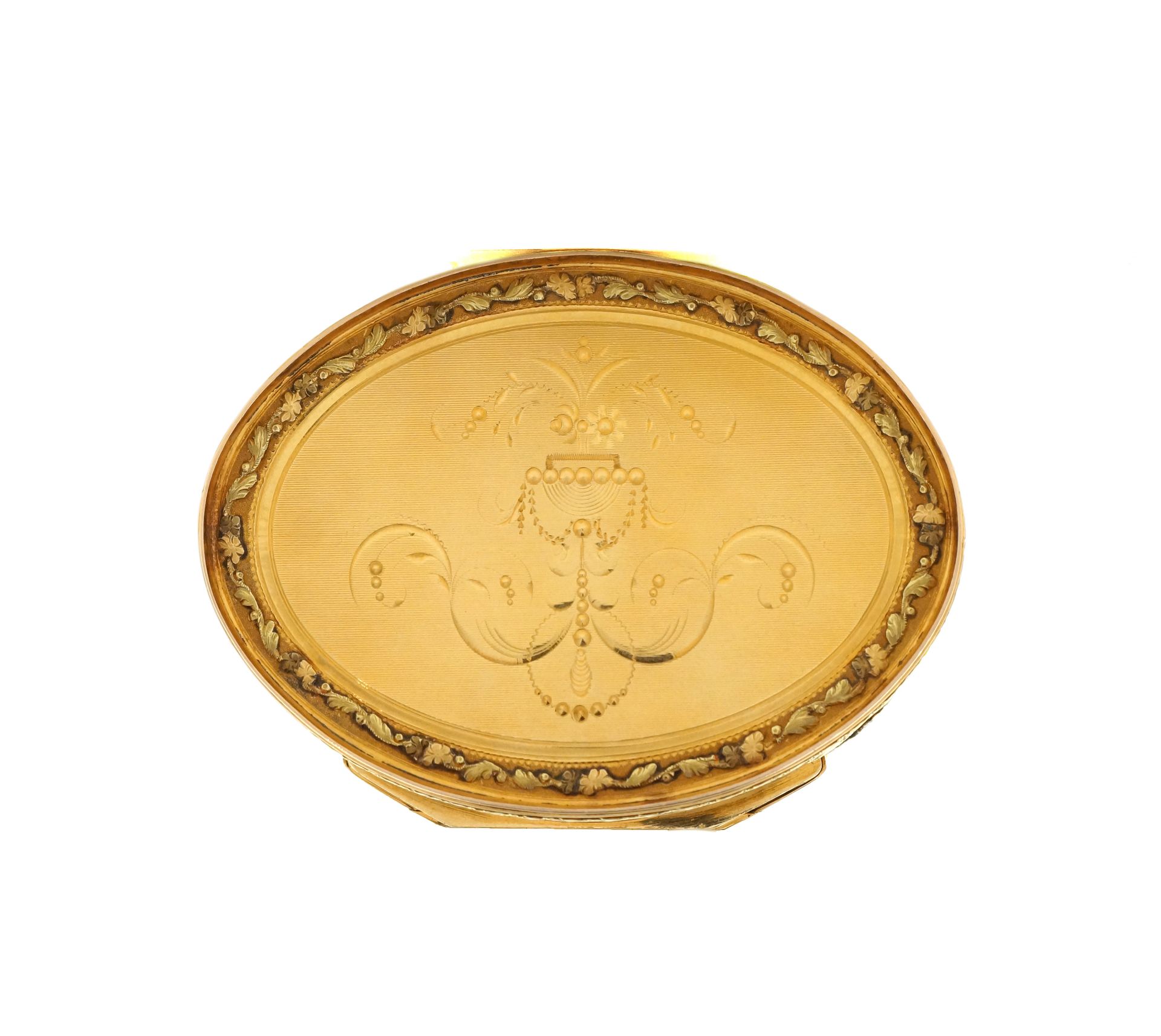 A French bicolor gold snuff box - Bild 3 aus 3