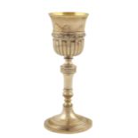 An Italian silver and metal eucharistic chalice