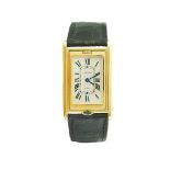 A Cartier Basculante wrist watch