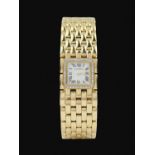 A Cartier Ruban lady wrist watch 2000s peso 96.3 gr.