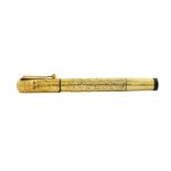 An 18kt gold antique fountain pen