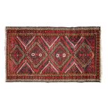 A Belucistan carpet Central Asia, ancient manufacture 145x85 cm.