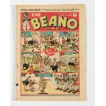 Beano No 72 (1939). Propaganda war stories. Bright covers, cream pages [vg+] Comic / Comics