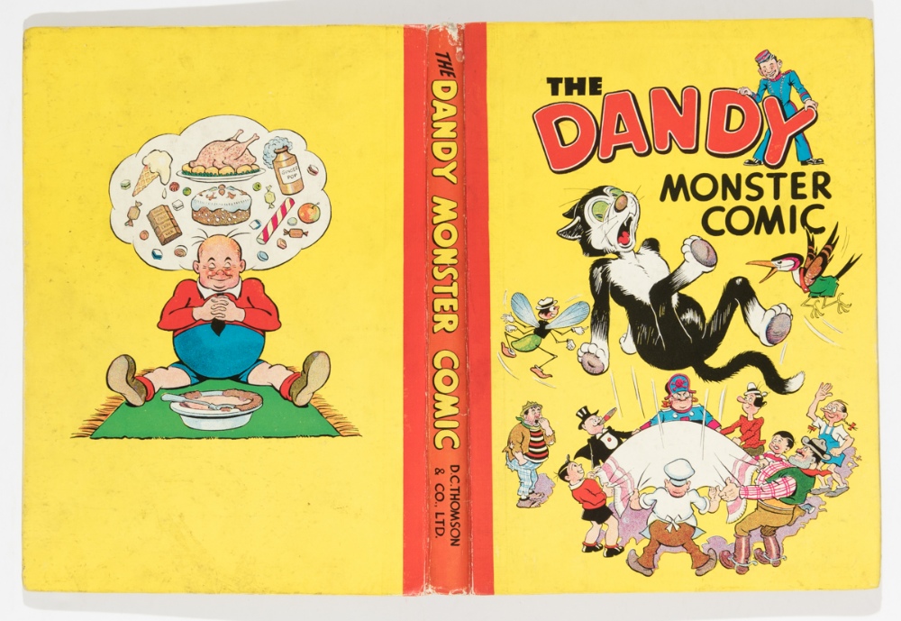 Dandy Monster Comic (1947). Korky's birthday bumps! Bright fresh boards and spine with light overall