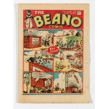 Beano No 56 (1939). Bright covers with some margin tears, cream pages [vg] Comic / Comics