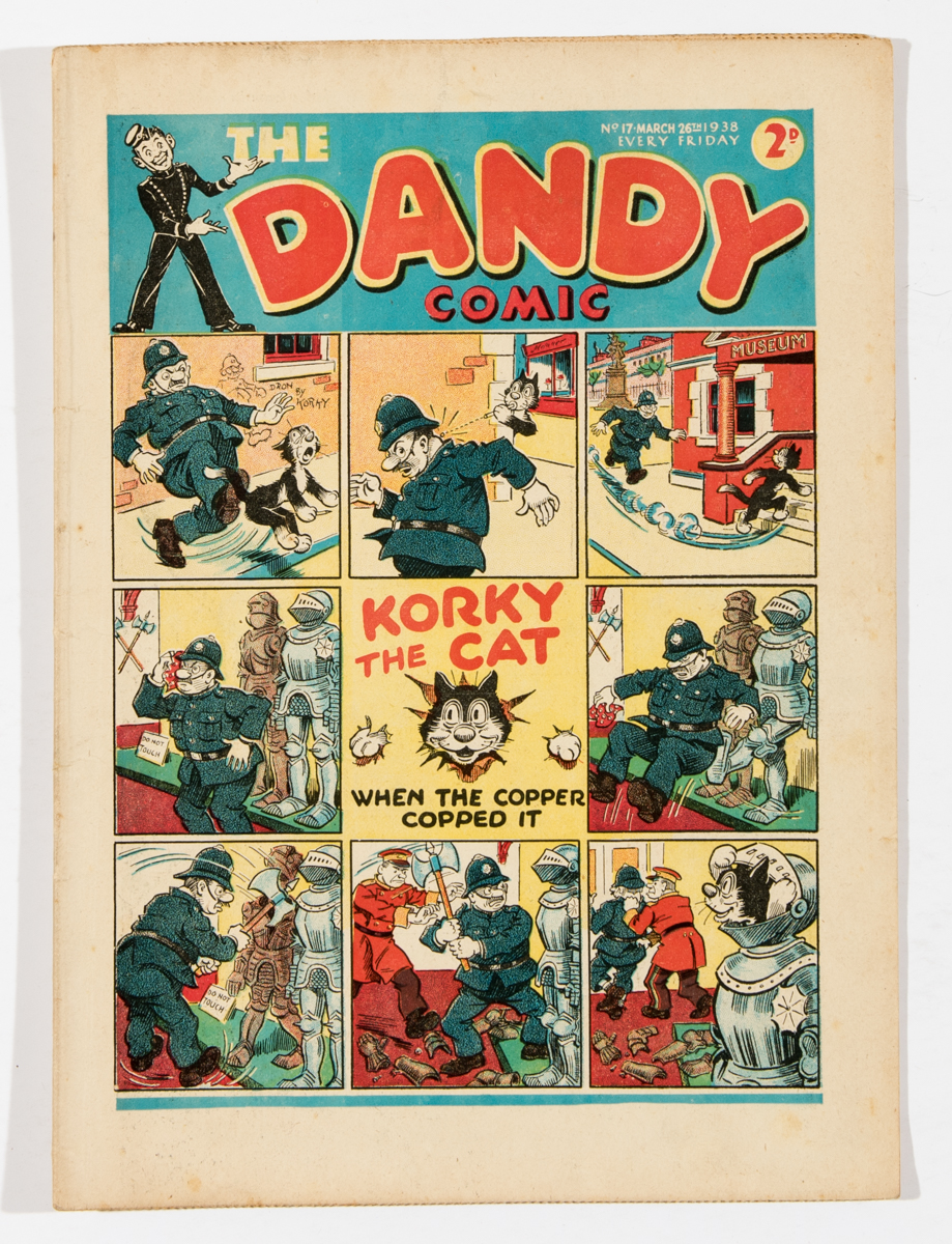 Dandy No 17 (1938). Bright fresh covers, cream/light tan pages [fn] Comic / Comics