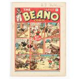 Beano 113 (1940). Propaganda war issue. Pansy Potter makes Nazi paratroopers goose-step! Bright